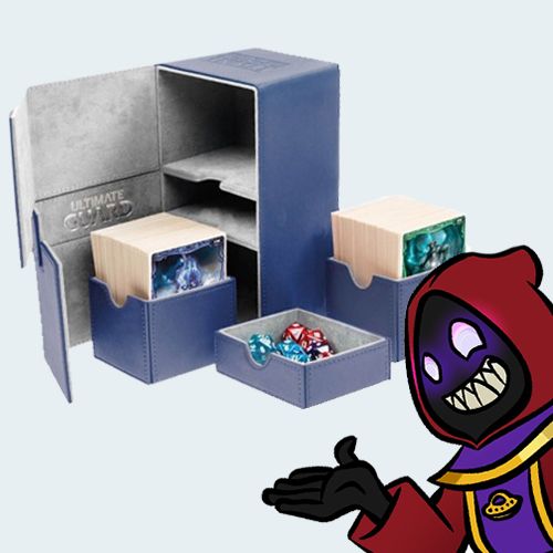 ULTIMATE-GUARD-TWIN-FLIPN-TRAY-160-XENOSKIN-BLUE