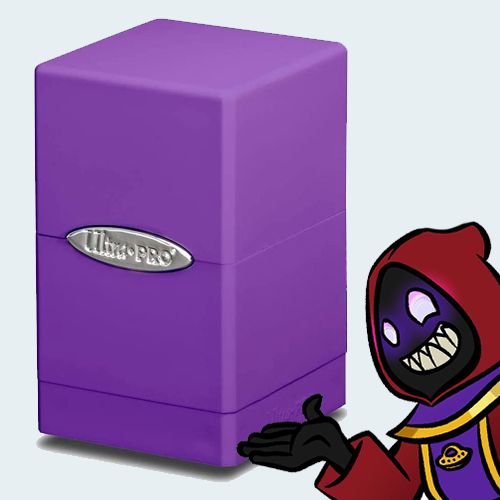 Ultra-Pro Deckbox satin tower PURPLE