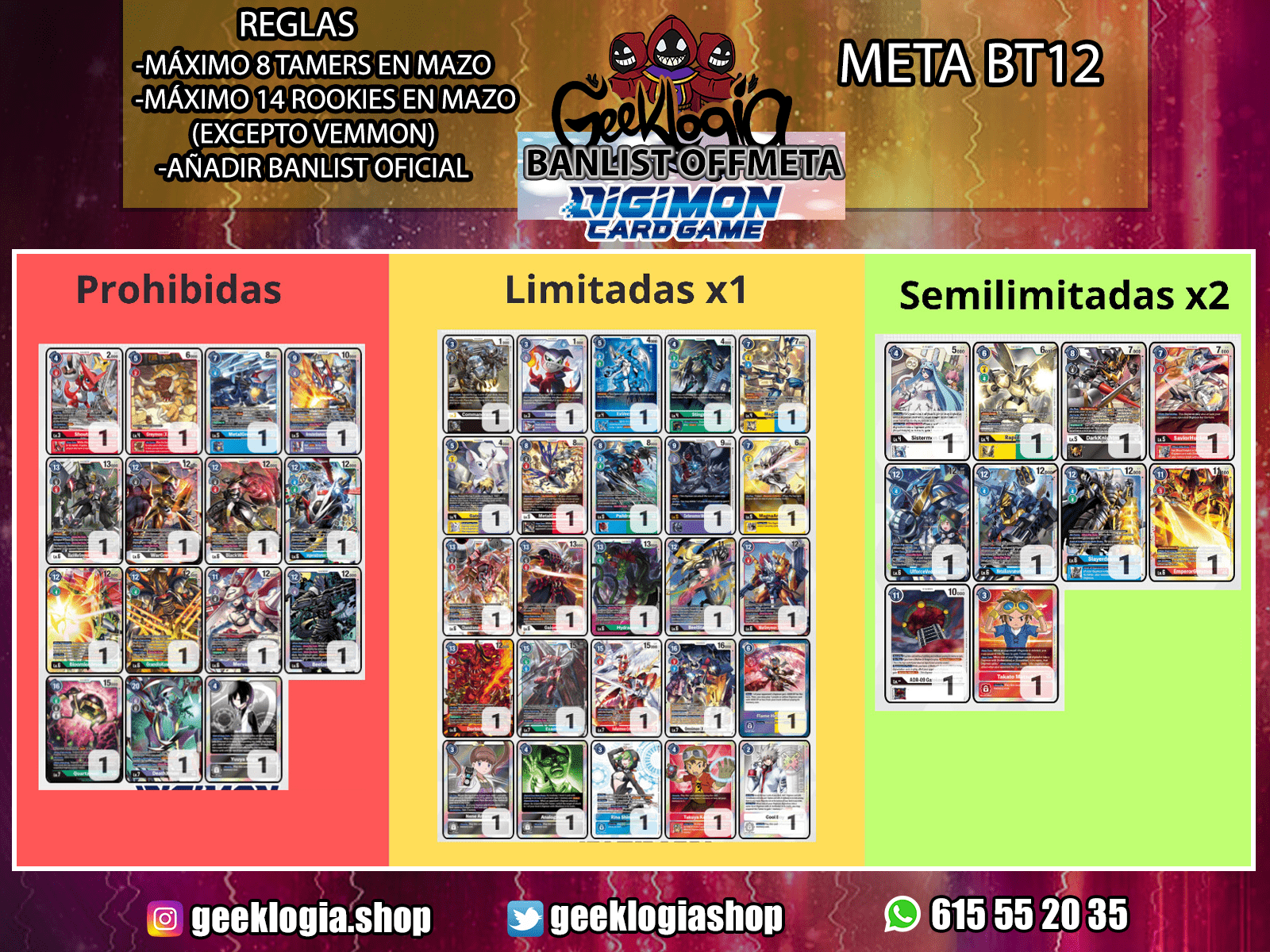 banlist digimon