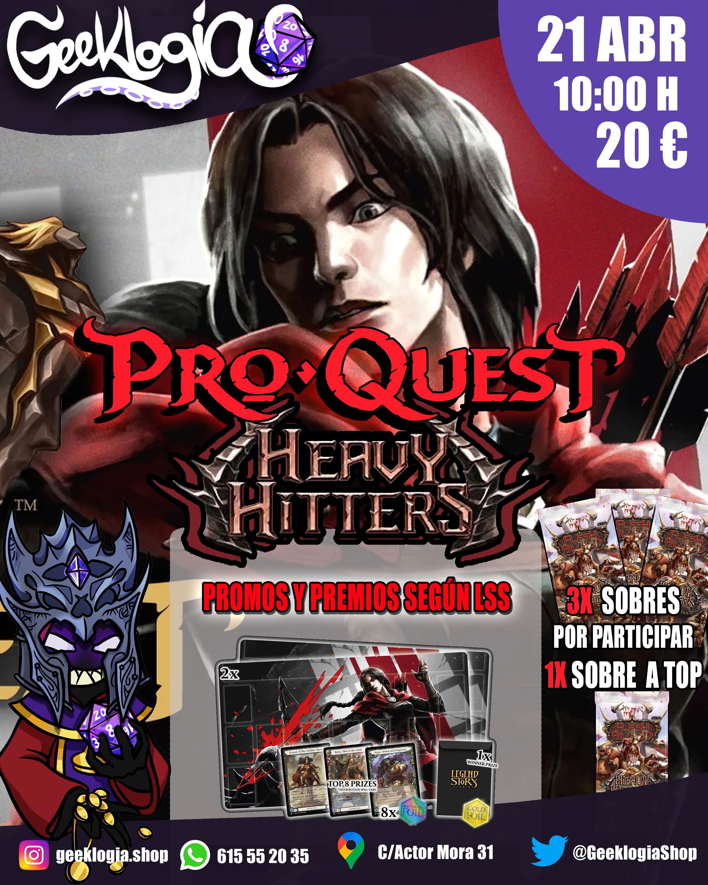 FLESH AND BLOOD - PRO QUEST SEASON 5 - 21 ABRIL - 10 AM