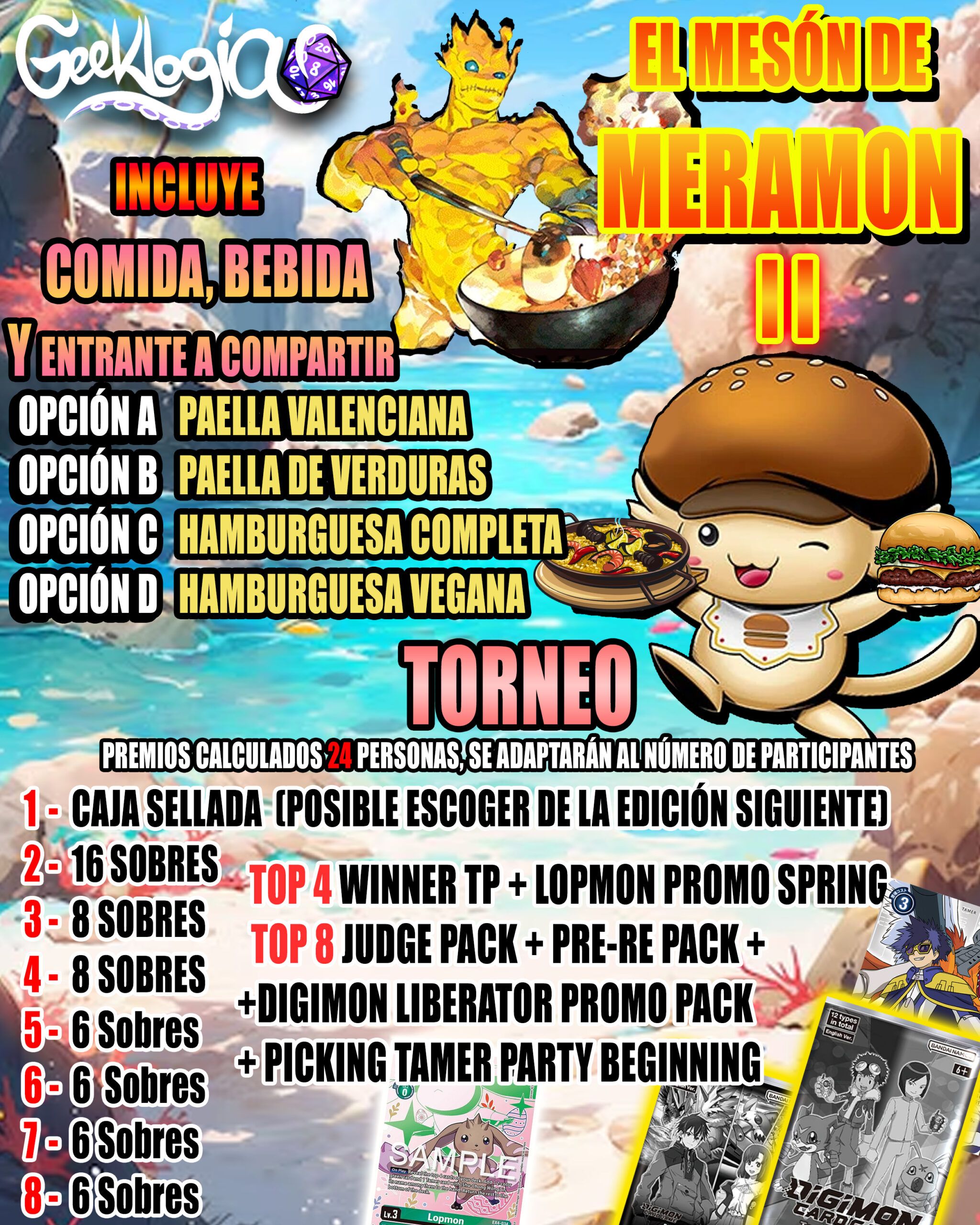 DIGIMON - ENTRADA EL MESÓN DE MERAMON 2- EVENTO 31/08/2024 - Imagen 2