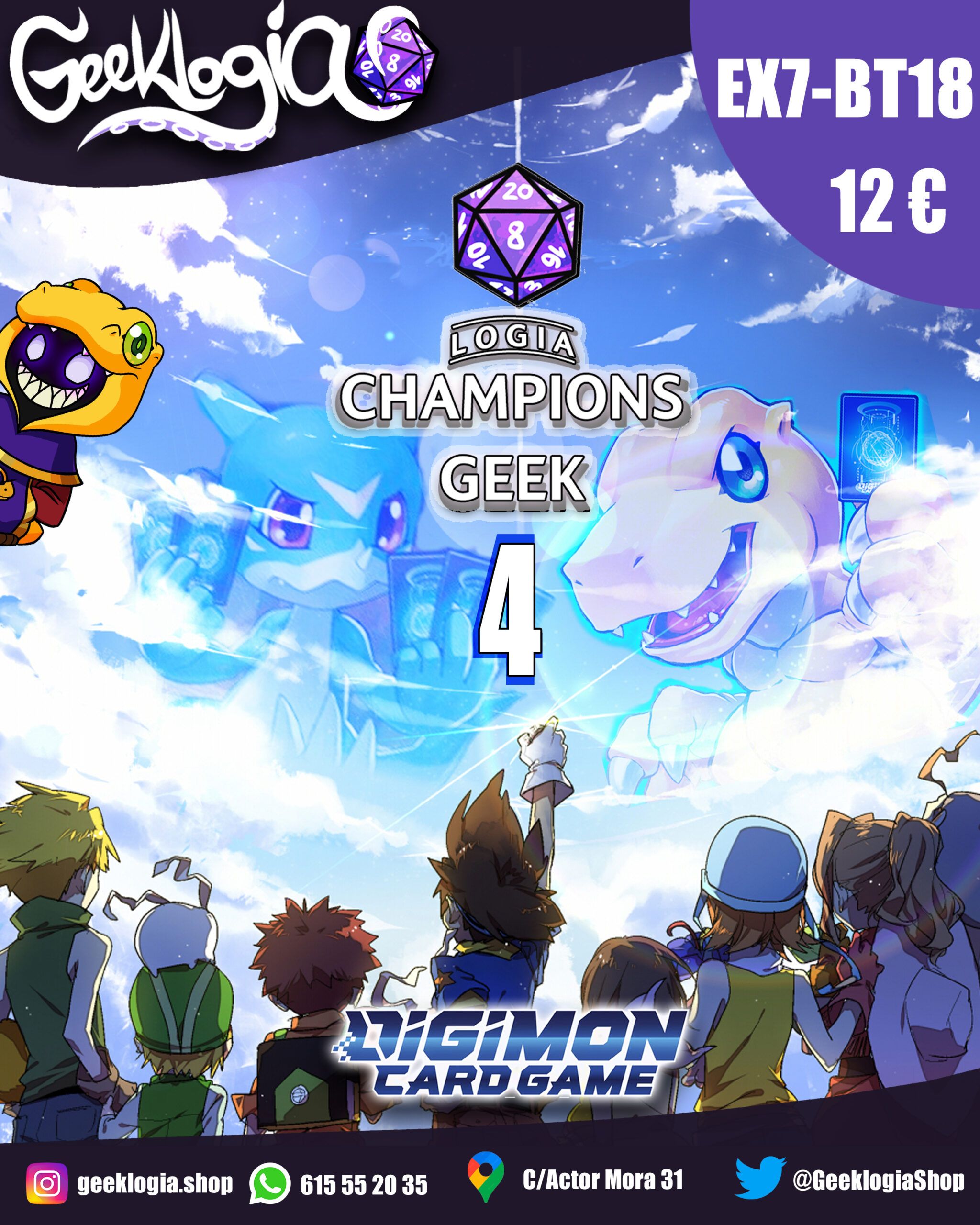 LIGA CHAMPIONS GEEK 4- DIGIMON
