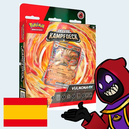Ninetales ex Baraja de Combate Deluxe - Pokemon (Español)