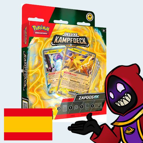 Zapdos ex Baraja de Combate Deluxe - Pokemon (Español)