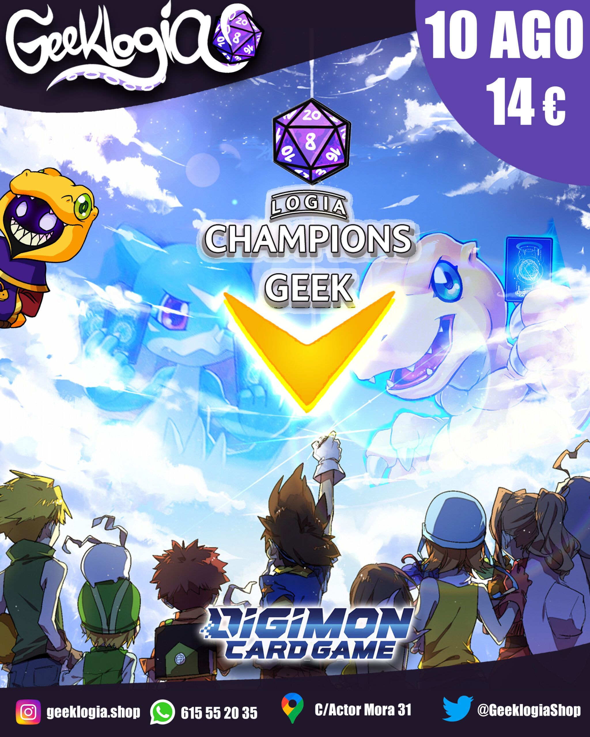 LIGA CHAMPIONS GEEK 5- DIGIMON