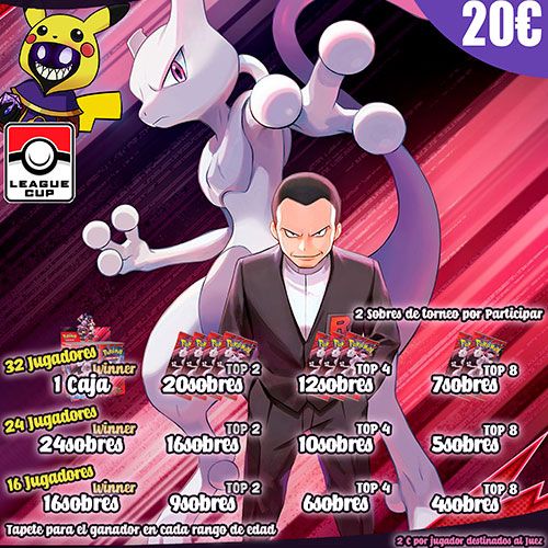 🏆 ¡TORNEO POKÉMON TCG LEAGUE CUP! – Domingo 3 Agosto | 10:00H 🏆