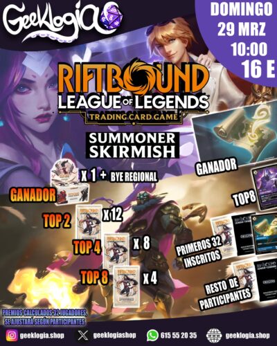 RIFTBOUND - SKIRMISH - DOMINGO 29 MARZO A LAS 10:00 H