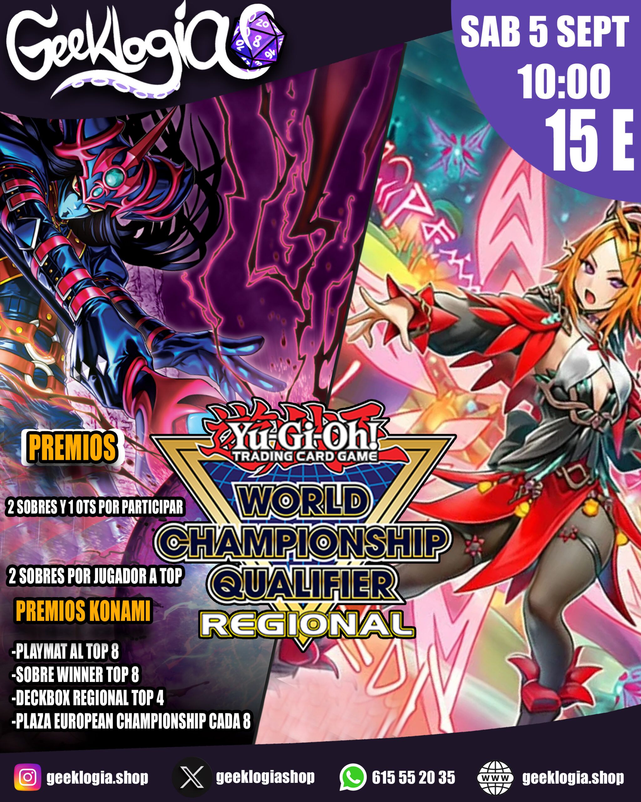 REGIONAL YU-GI-OH! CHAMPIONSHIP QUALIFIER VALENCIA TEMPORADA 2027 - SÁBADO 5 SEPTIEMBRE